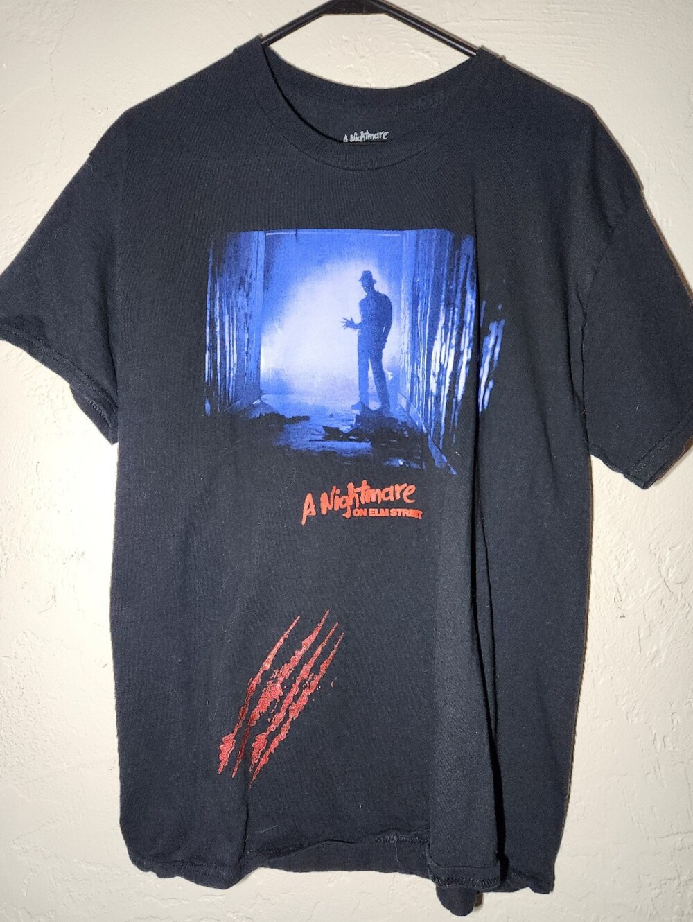 Nightmare On Elm Street Mens Size L Freddy Krueger Never Sleep Again Shirt